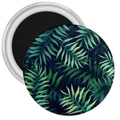 Green Leaves 3  Magnets by goljakoff