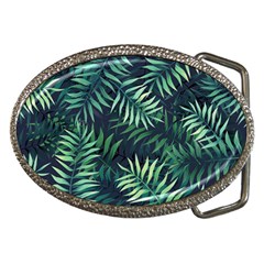 Green Leaves Belt Buckles by goljakoff