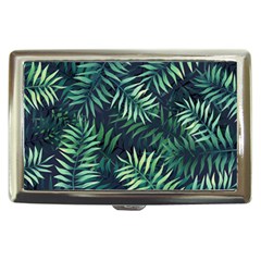 Green Leaves Cigarette Money Case by goljakoff