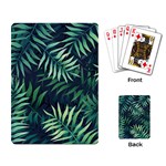 Green leaves Playing Cards Single Design (Rectangle) Back