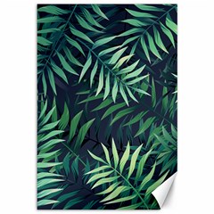 Green Leaves Canvas 12  X 18  by goljakoff