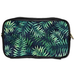 Green Leaves Toiletries Bag (two Sides) by goljakoff