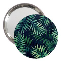 Green Leaves 3  Handbag Mirrors by goljakoff