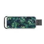 Green leaves Portable USB Flash (One Side) Front