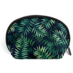 Green Leaves Accessory Pouch (large) by goljakoff