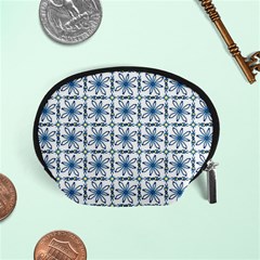 Azulejo Style Blue Tiles Accessory Pouch (small) by MintanArt