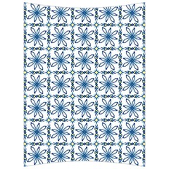 Azulejo Style Blue Tiles Back Support Cushion by MintanArt