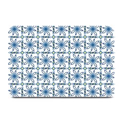 Azulejo Style Blue Tiles Plate Mats by MintanArt