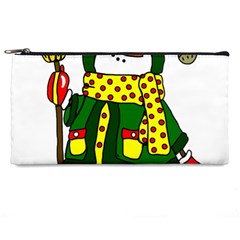 Christmas Snowman  Pencil Case by IIPhotographyAndDesigns