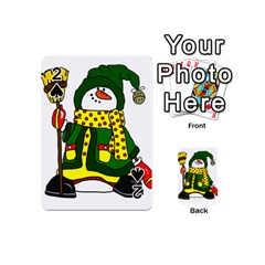 Christmas Snowman  Playing Cards 54 Designs (mini) by IIPhotographyAndDesigns