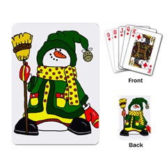 Christmas Snowman  Playing Cards Single Design (rectangle) by IIPhotographyAndDesigns