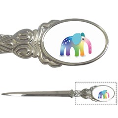 Illustrations Elephant Colorful Pachyderm Letter Opener by HermanTelo