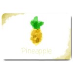 Pineapple Fruit Watercolor Painted Large Doormat  30 x20  Door Mat