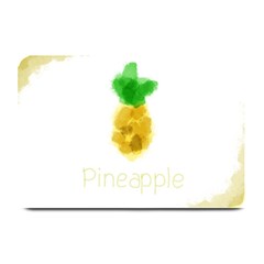 Pineapple Fruit Watercolor Painted Plate Mats by Mariart