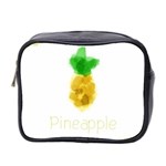 Pineapple Fruit Watercolor Painted Mini Toiletries Bag (Two Sides) Front