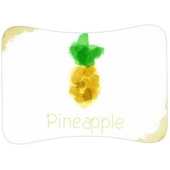 Pineapple Fruit Watercolor Painted Velour Seat Head Rest Cushion