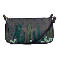 Cactus Plant Green Nature Cacti Shoulder Clutch Bag