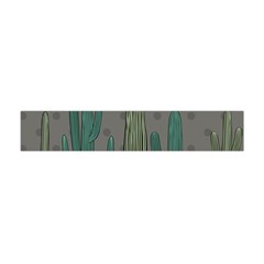 Cactus Plant Green Nature Cacti Flano Scarf (mini)