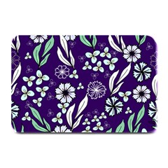 Floral Blue Pattern  Plate Mats by MintanArt