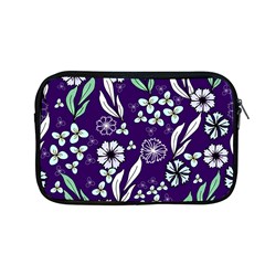 Floral Blue Pattern  Apple Macbook Pro 13  Zipper Case by MintanArt