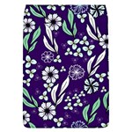 Floral blue pattern  Removable Flap Cover (L) Front