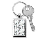 Winter story patern Key Chain (Rectangle) Front