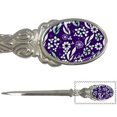 Floral Blue Pattern  Letter Opener by MintanArt