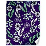 Floral blue pattern  Canvas 36  x 48  35.26 x46.15  Canvas - 1