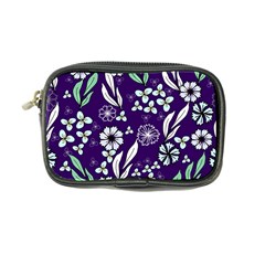 Floral Blue Pattern  Coin Purse by MintanArt