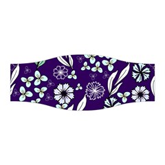 Floral Blue Pattern  Stretchable Headband by MintanArt