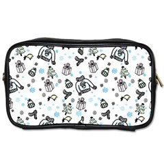 Winter Story Patern Toiletries Bag (one Side) by MintanArt