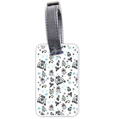 Winter Story Patern Luggage Tag (one Side) by MintanArt