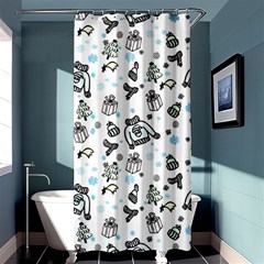 Winter Story Patern Shower Curtain 36  X 72  (stall)  by MintanArt