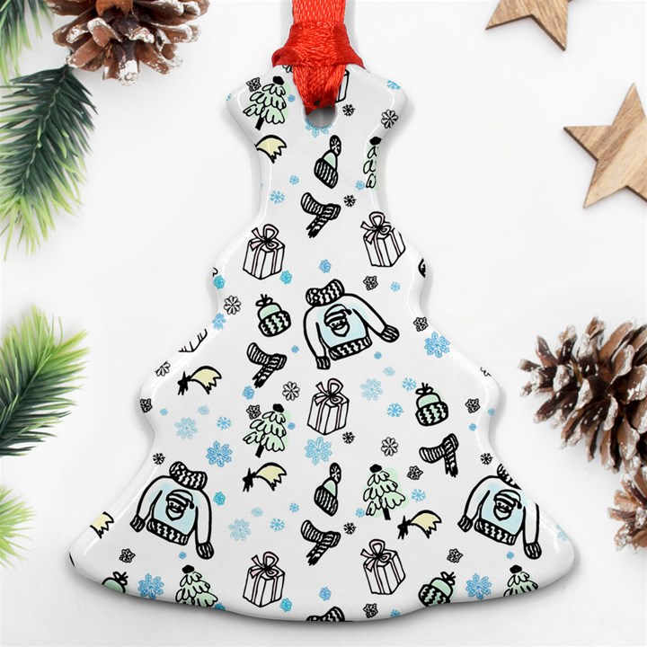 Winter story patern Ornament (Christmas Tree) 