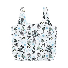 Winter Story Patern Full Print Recycle Bag (m) by MintanArt