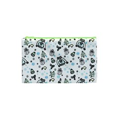 Winter Story Patern Cosmetic Bag (xs) by MintanArt