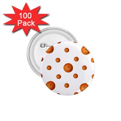 Tangerines Photo Motif Pattern Design 1.75  Buttons (100 pack) 