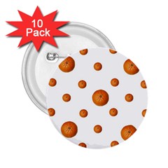 Tangerines Photo Motif Pattern Design 2 25  Buttons (10 Pack)  by dflcprintsclothing