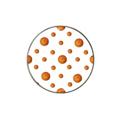 Tangerines Photo Motif Pattern Design Hat Clip Ball Marker (4 Pack) by dflcprintsclothing