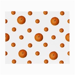 Tangerines Photo Motif Pattern Design Small Glasses Cloth