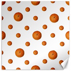 Tangerines Photo Motif Pattern Design Canvas 12  x 12 