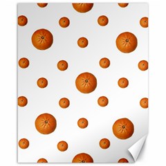 Tangerines Photo Motif Pattern Design Canvas 16  x 20 