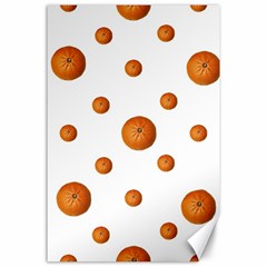 Tangerines Photo Motif Pattern Design Canvas 24  x 36 