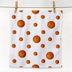 Tangerines Photo Motif Pattern Design Face Towel