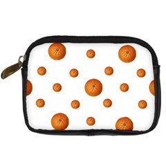 Tangerines Photo Motif Pattern Design Digital Camera Leather Case