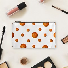 Tangerines Photo Motif Pattern Design Cosmetic Bag (small)