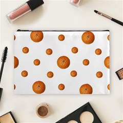 Tangerines Photo Motif Pattern Design Cosmetic Bag (Large)