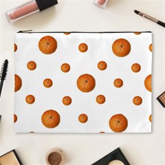 Tangerines Photo Motif Pattern Design Cosmetic Bag (XL)