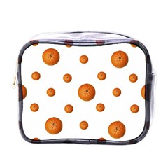 Tangerines Photo Motif Pattern Design Mini Toiletries Bag (one Side) by dflcprintsclothing