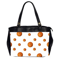 Tangerines Photo Motif Pattern Design Oversize Office Handbag (2 Sides)